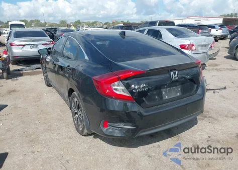 2017 Honda Civic Ex-L from USA, damaged, VIN 19XFC1F7XHE033506